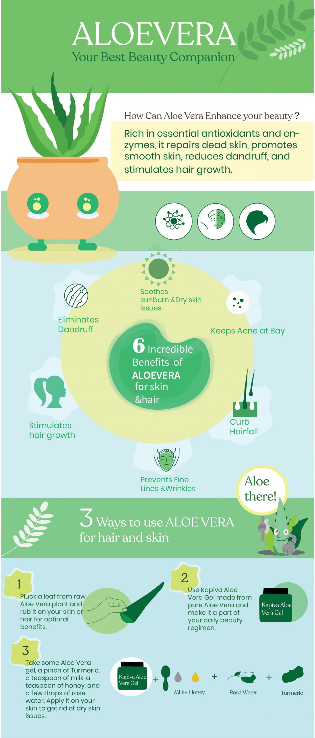 9 Benefits Of Aloe Vera To Improve Skin And Hair | Kapiva