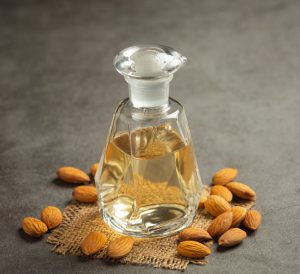 almond oil in bottle hair oil