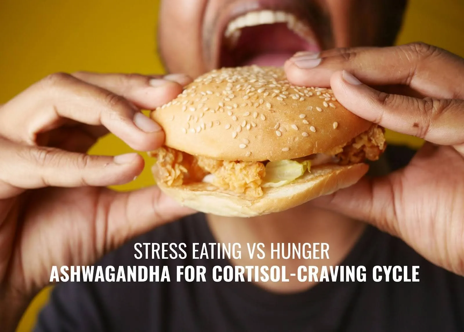 Stress Eating vs. Hunger: Ashwagandha for Cortisol-Craving Cycle